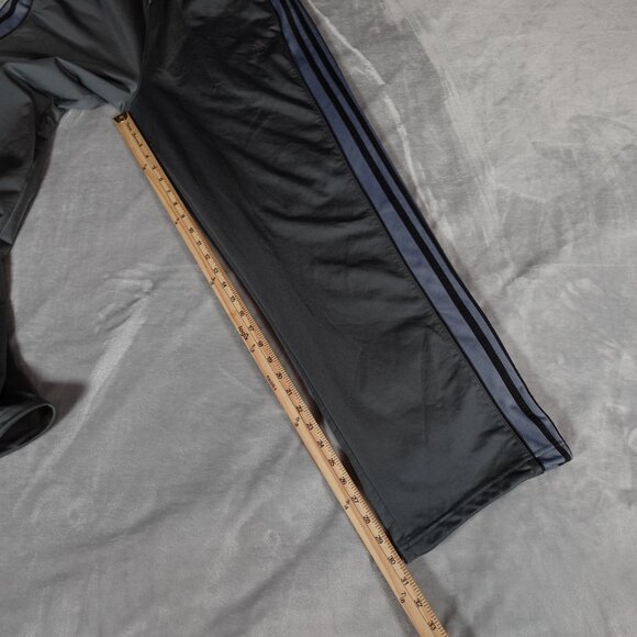 Adidas Track Pants Mens Medium 31” Baggy Fit Y2K Style Gray - Picture 14 of 16